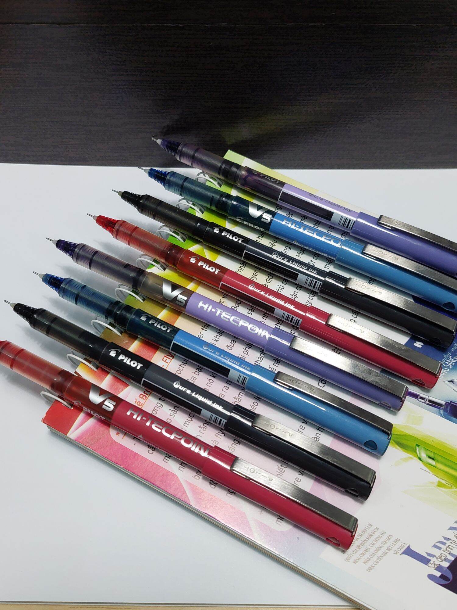 Bút lông kim Hi-techpoint BX-V5 Pilot (0.5mm)/ Made in Japan
