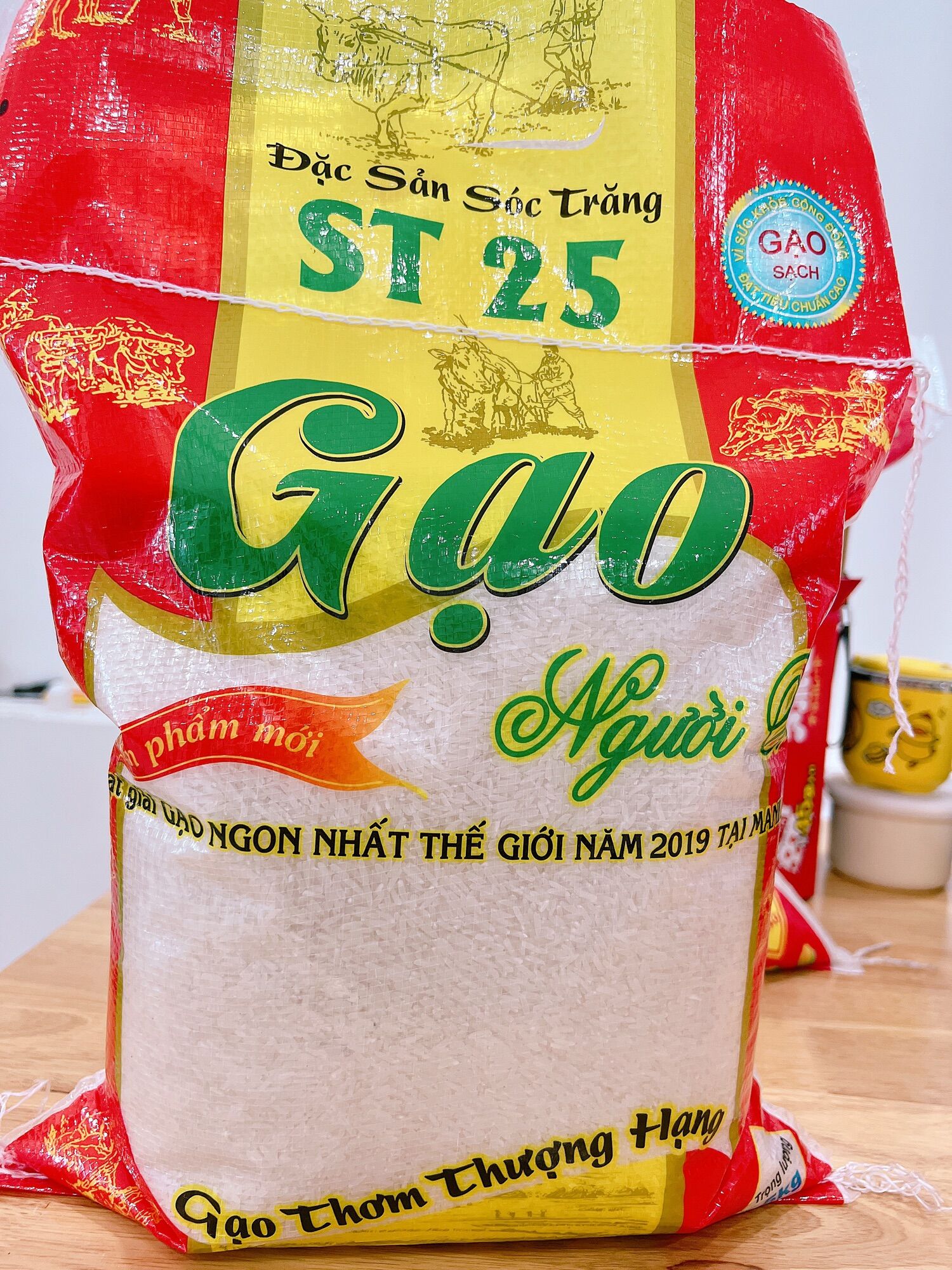 Gạo st25 chuẩn hàng loại 1 túi 5kg