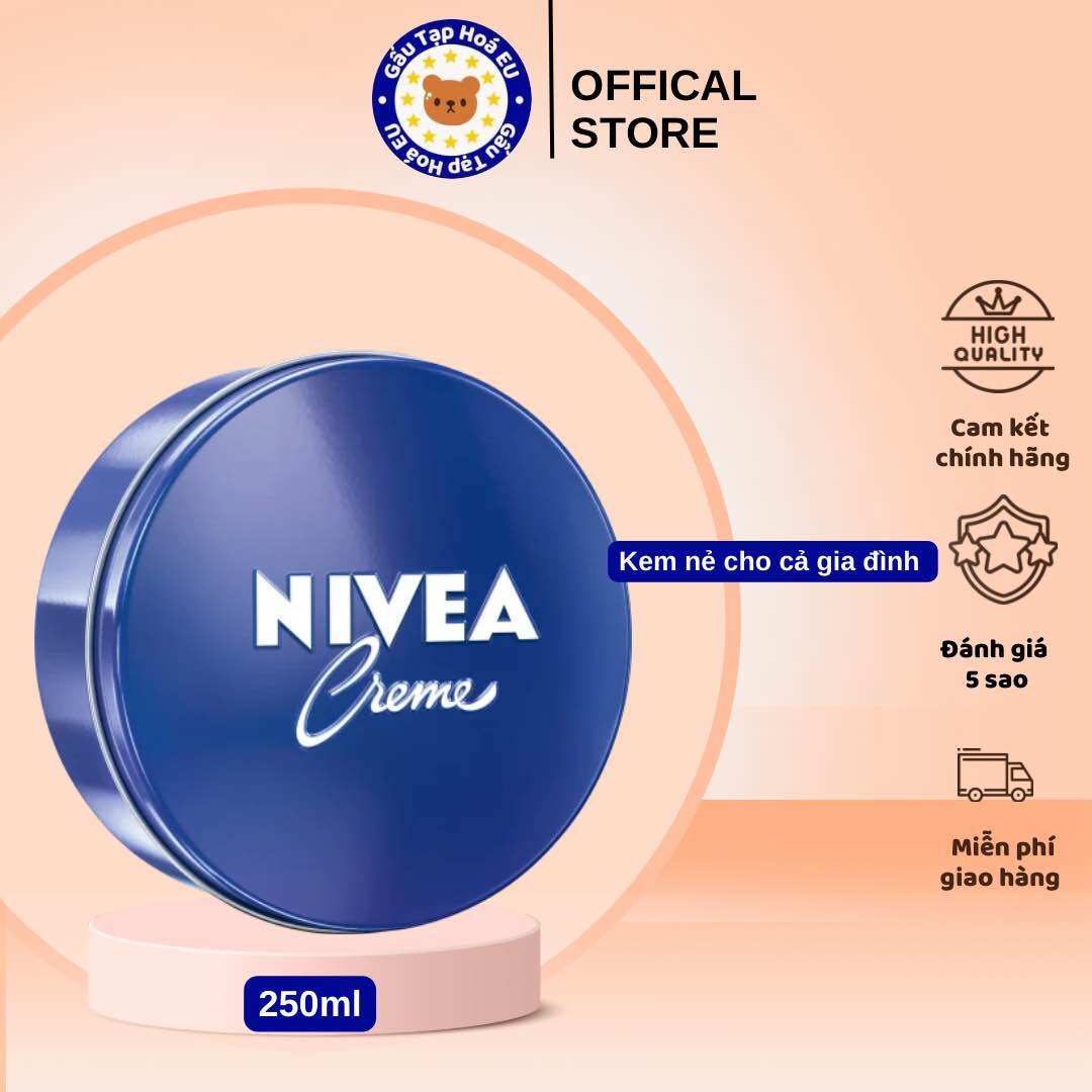 Kem dưỡng ẩm Nivea Creme 250ml