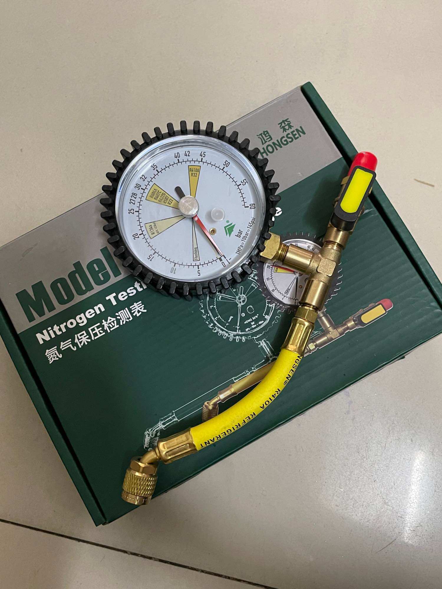 Đồng hồ đo áp suất khí nito HS-NG