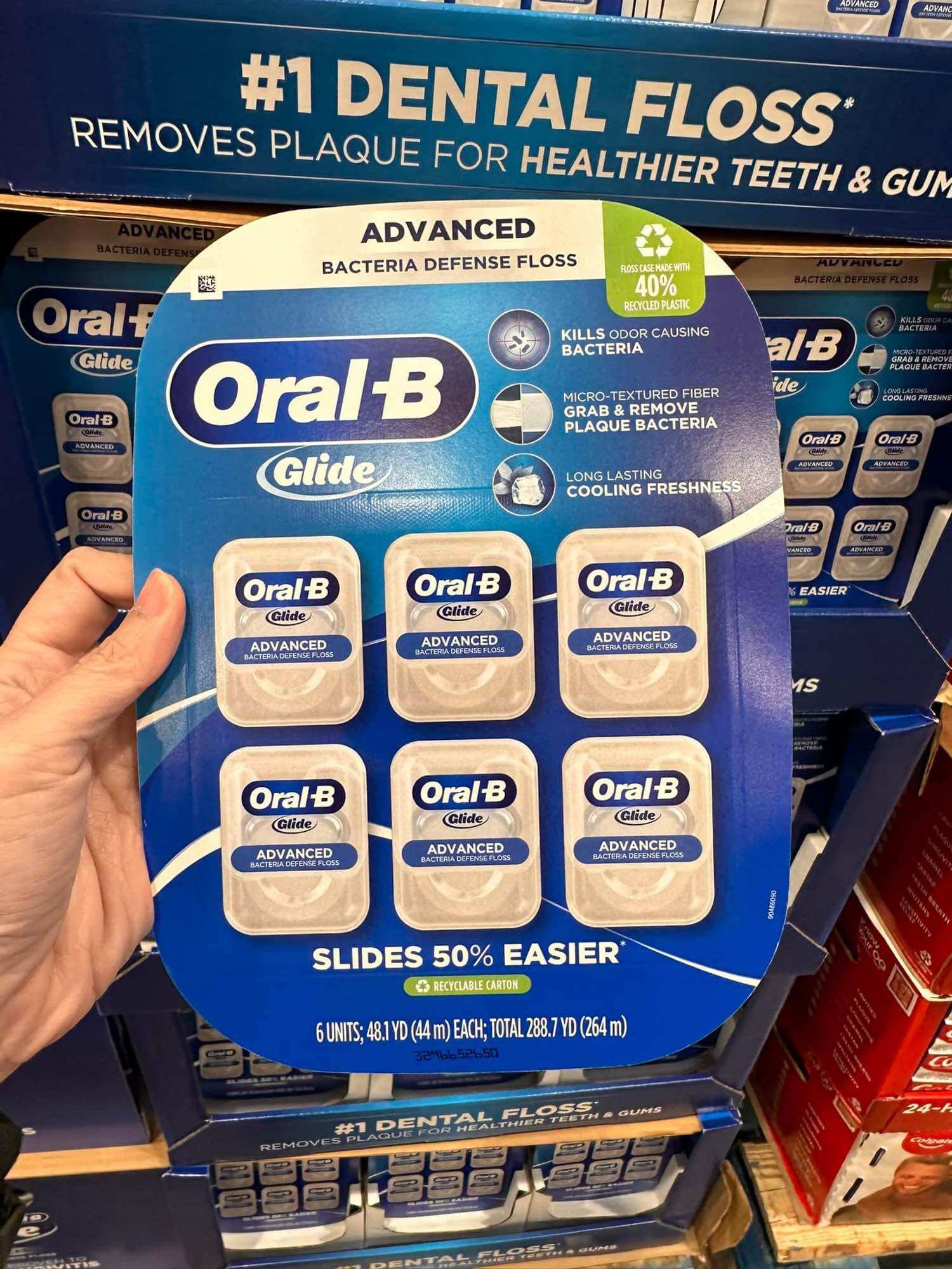 [HCM]Chỉ nha khoa Oral-B Glide Mẫu Mới- Bill Costco Mỹ