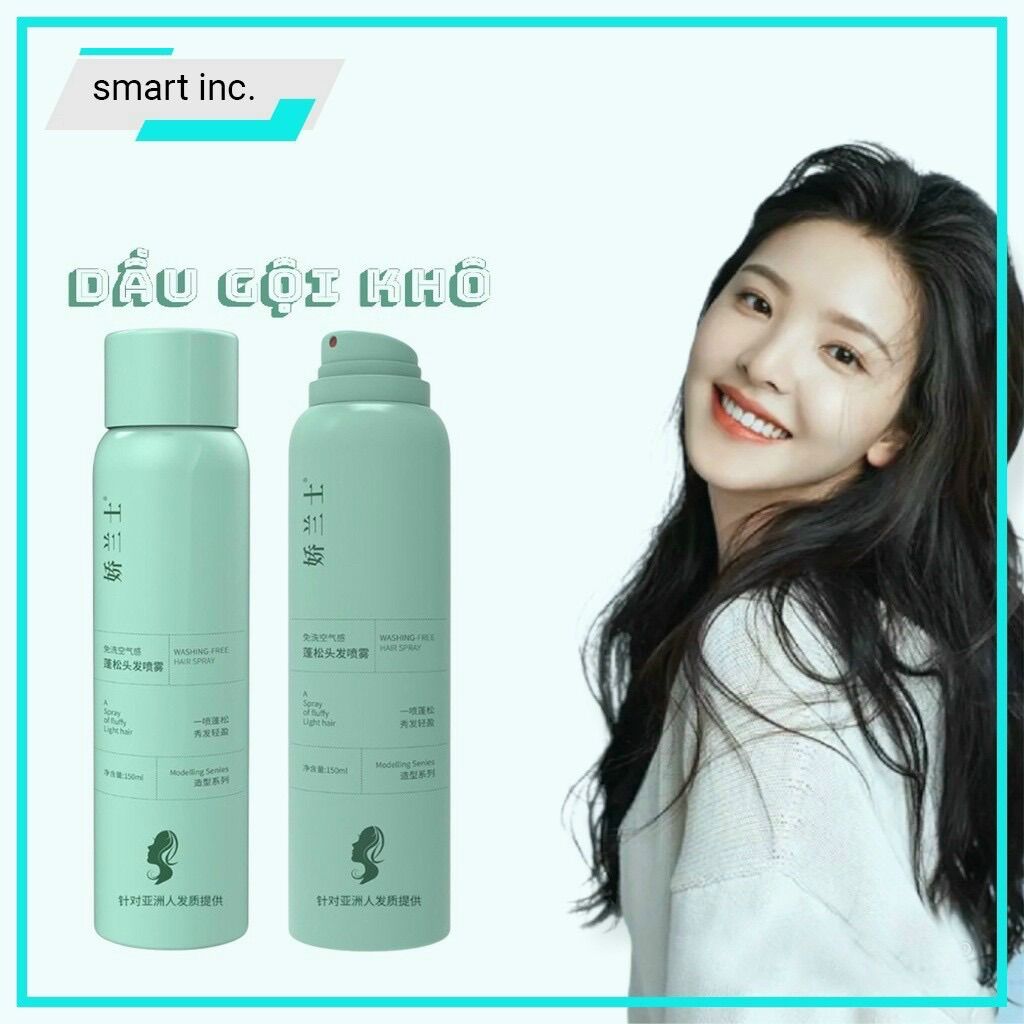 Dầu gội khô, Xịt tóc chống bết, Dầu xịt tạo phồng tóc siêu hot JIETISA