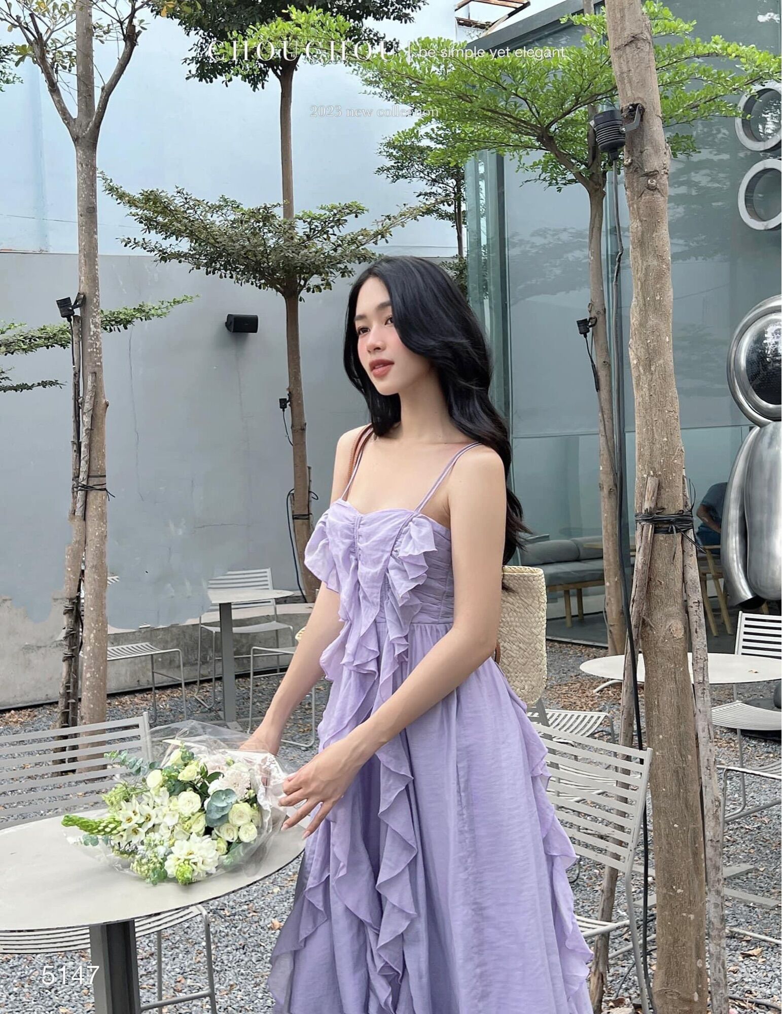 Váy đầm thiết kế đũi tơ kh