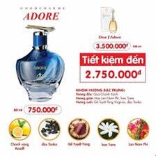 Nước hoa Adore 80ml goodchame ( chai xanh )