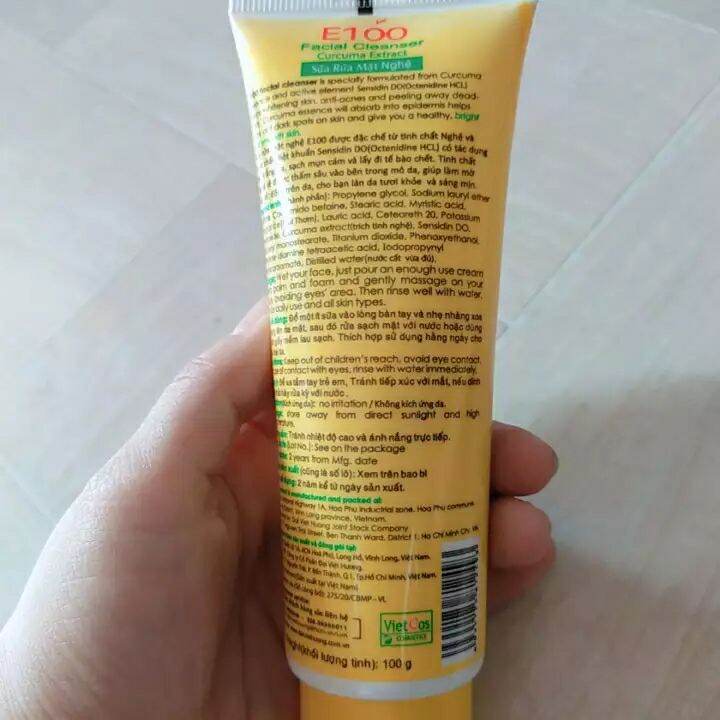 SỮA RỬA MẶT E100 100g / E1 NGHỆ