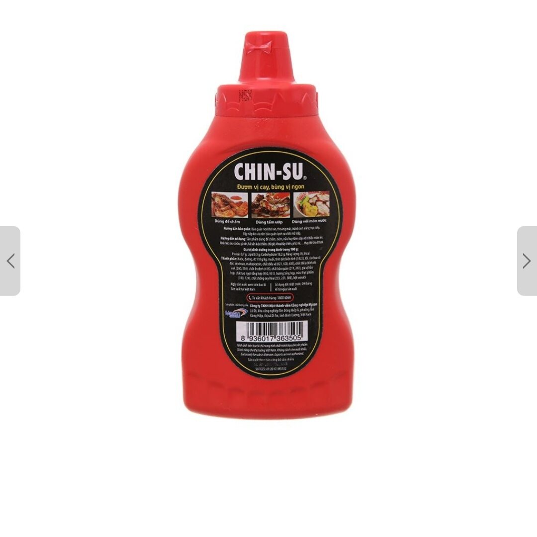 Tương ớt Chin su Masan chai 250 gam
