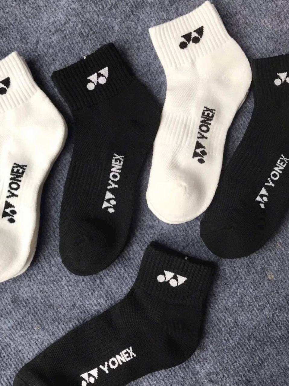 Vớ cầu lông, tất cầu lông cổ ngắn vớ yonex dệt kim dày dặn êm chân