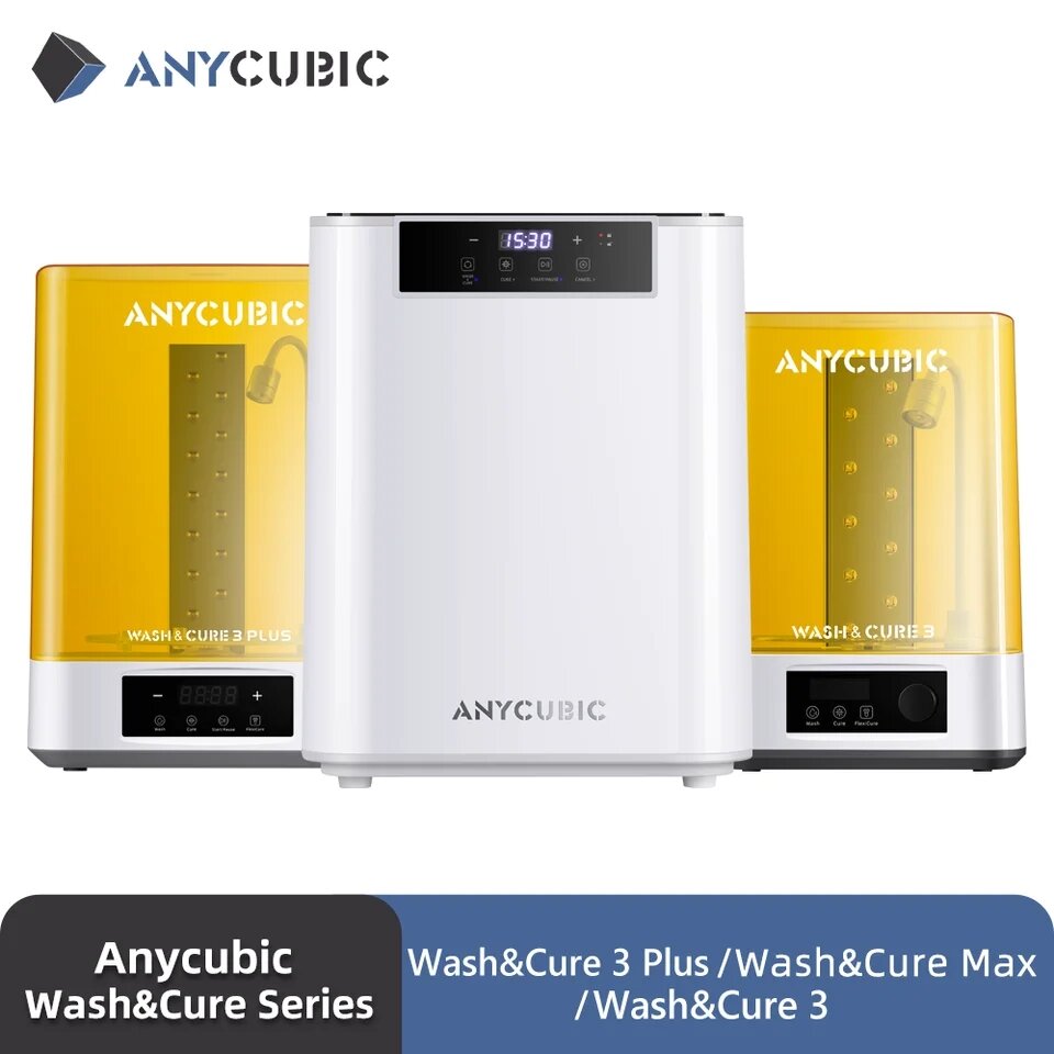 Máy rửa và sấy Resin, Anycubic Wash and Cure 3.0 or wash and cure 3 Plus or wash and cure max