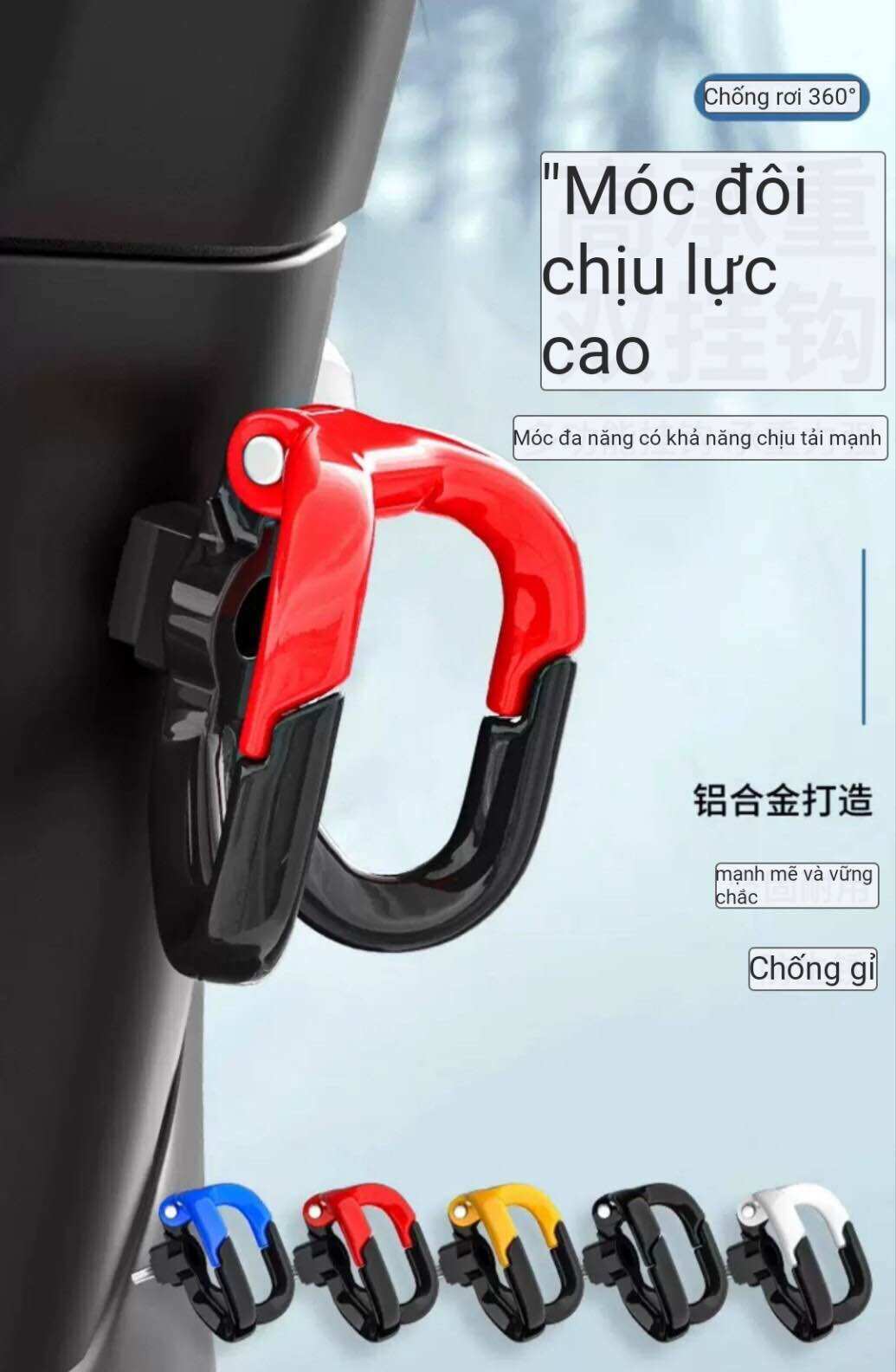  Móc Treo Đôi - Dành Riêng Cho Xe Điện Vinfast Evo 200 