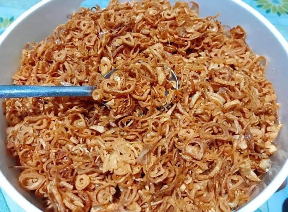 500gr hành phi làm bánh tráng nướng siêu ngon siêu giòn