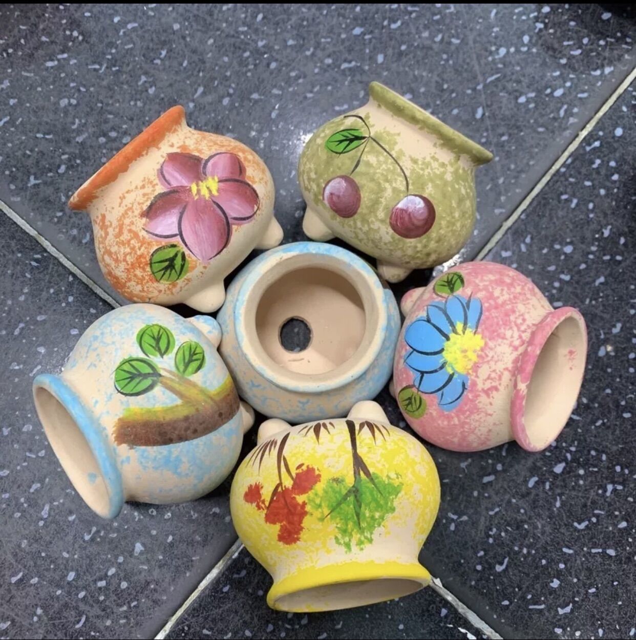 Chậu sứ mini trồng cây (5x7cm)