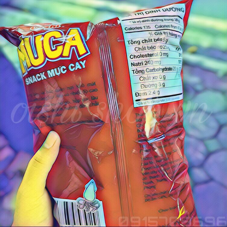 Snack mực cay Muca Oishi 75g