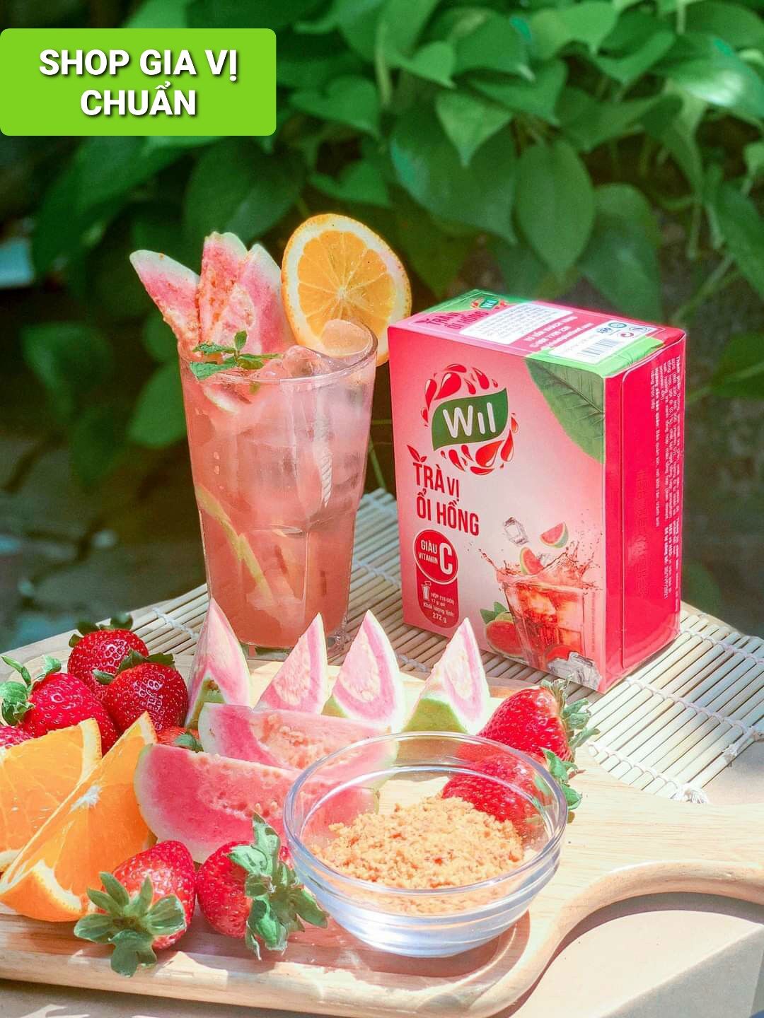 Thùng trà ổi hồng 12 hộp/ 1 thùng