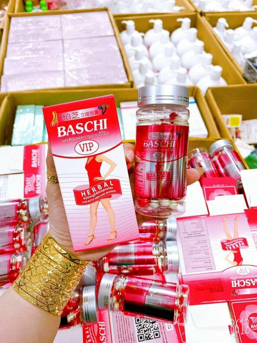 Giảm Cân Siêu Mạnh BACHI CAM VIP Thái Lan (Hộp 30viên)