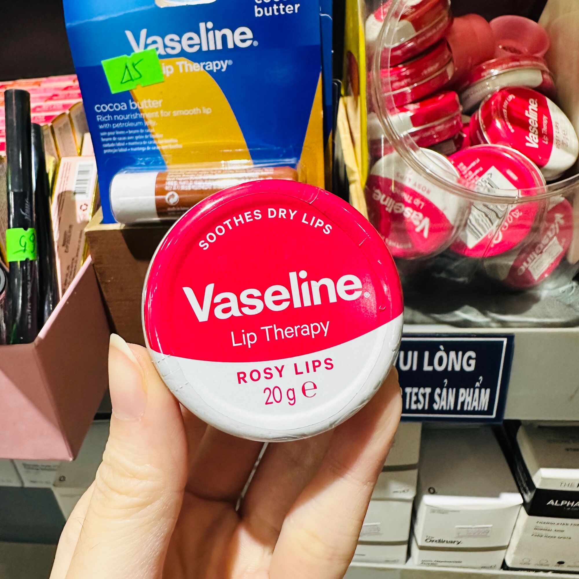 [BẢN UK] Son dưỡng Vaseline Lip Therapy ROSY LIPS 20g