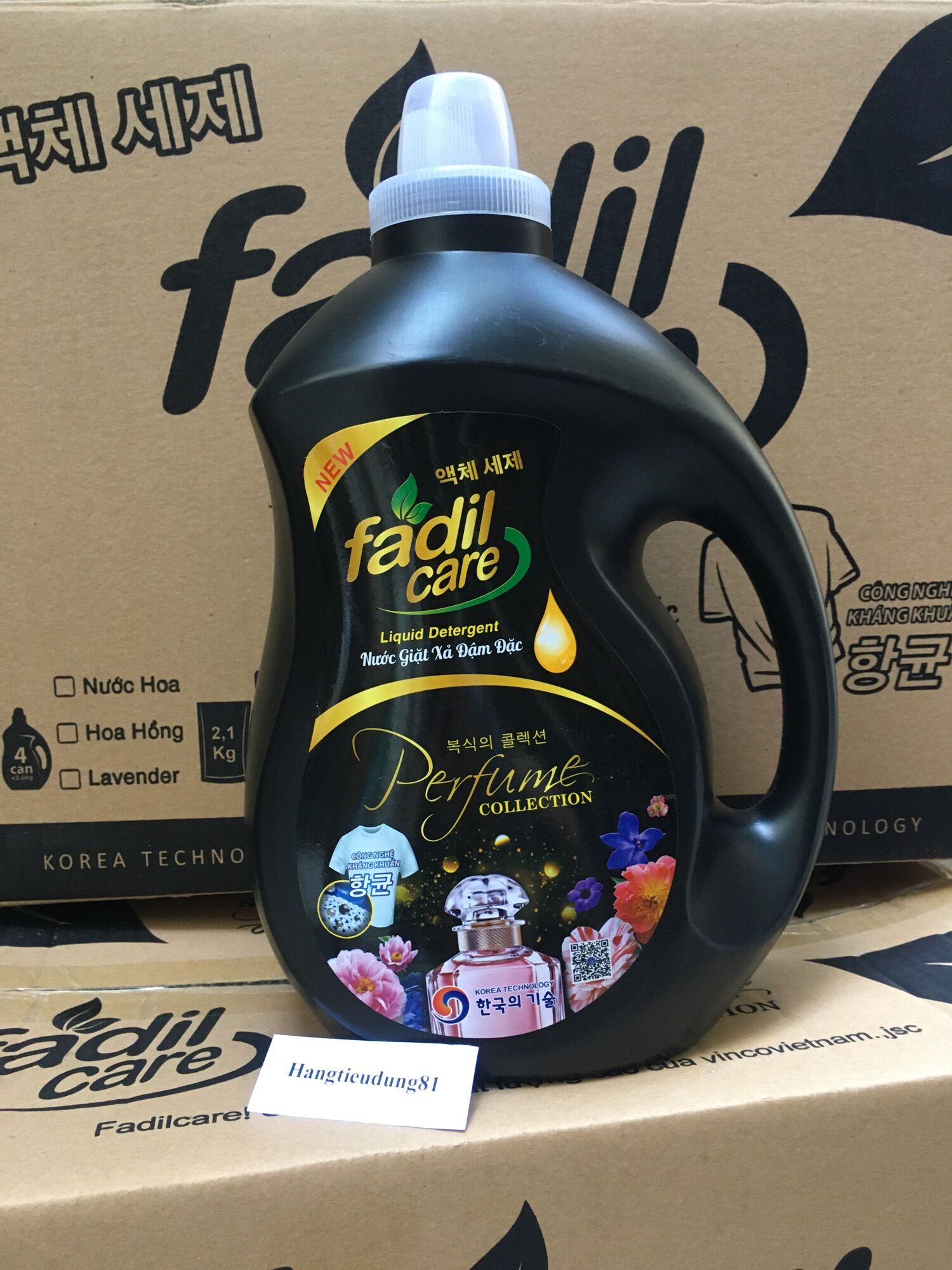 Nước Giặt - xả đậm đặc Fadil Care công nghệ Hàn Quốc 3,6 Lít