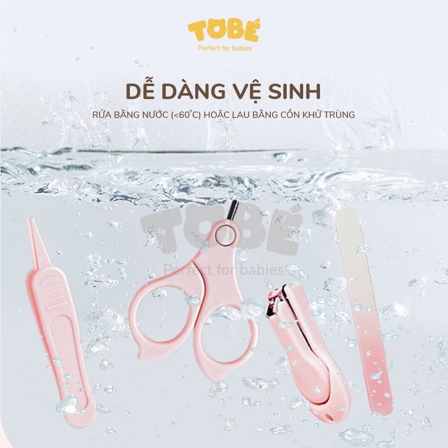 Bộ cắt móng tay 4 chi tiết Tobé
