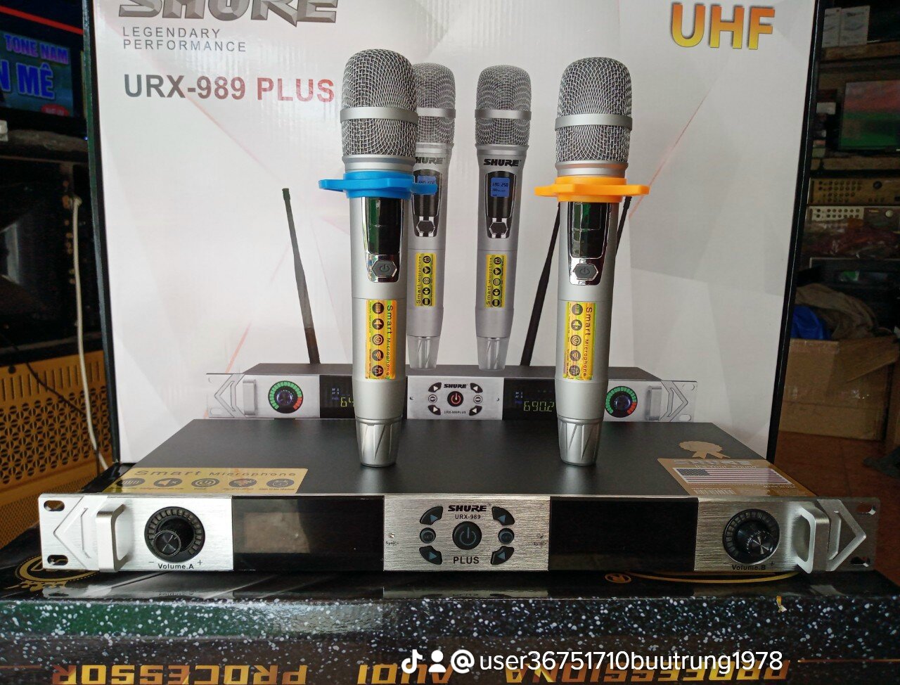 Mic shure urx 989