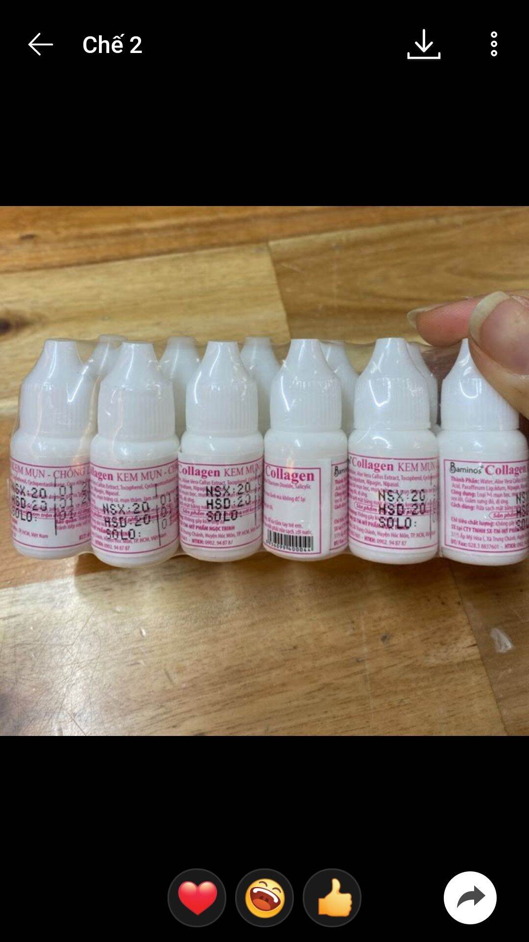 12 tuýp kem chấm mụn dị ứng collagen Ngọc Trinh