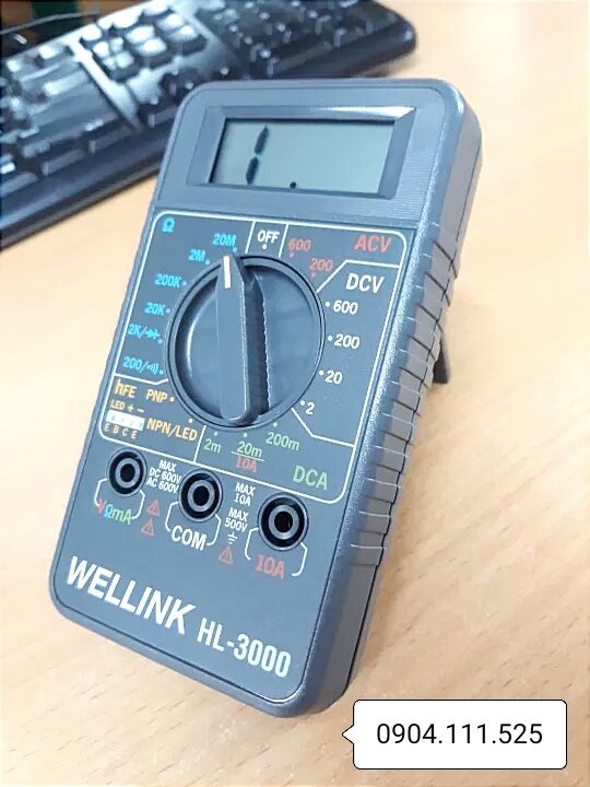 ĐỒNG HỒ VẠN NĂNG BỎ TÚI WELLINK HL-3000