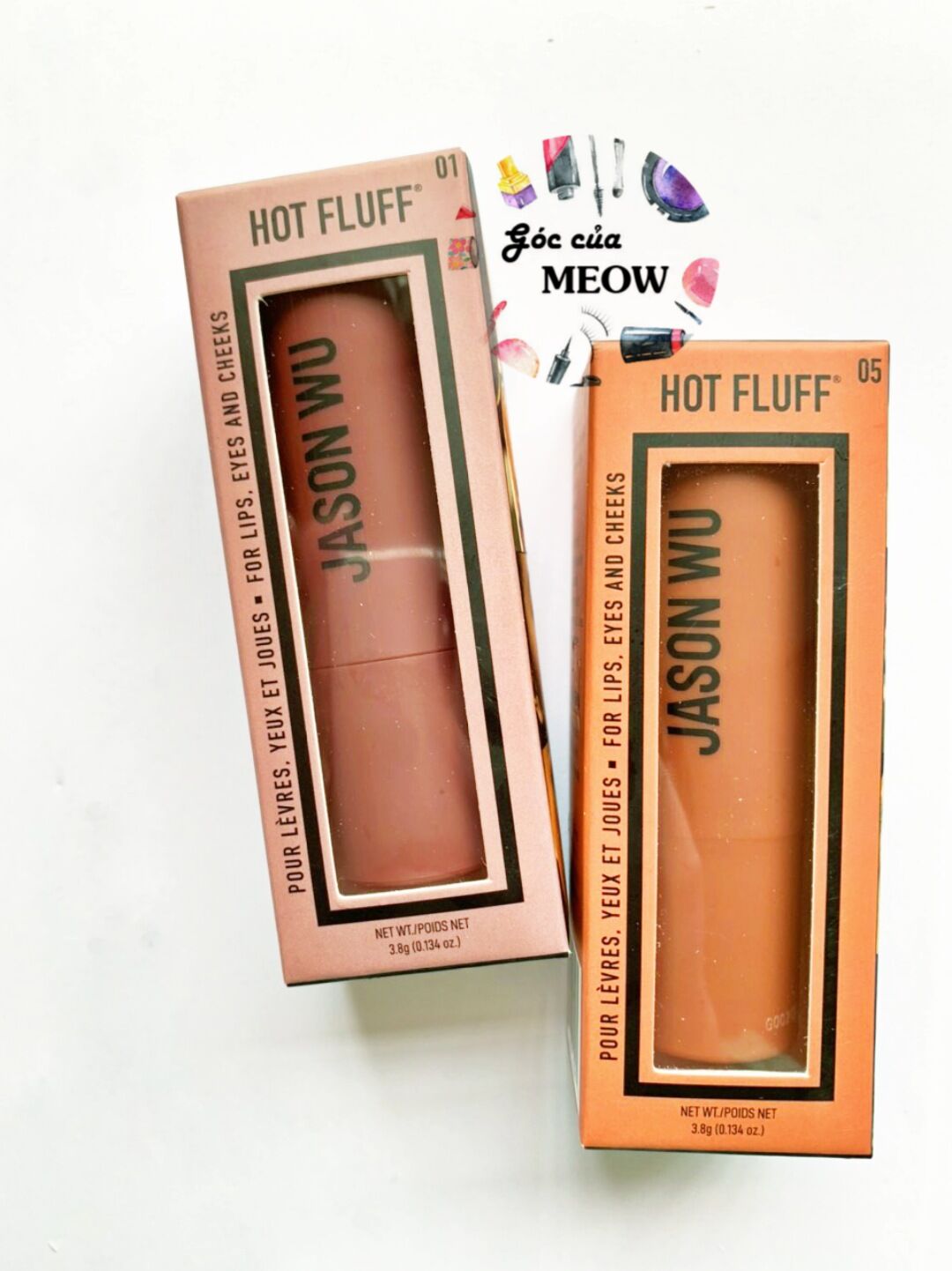 Son lì Jason Wu Hot Fluff For Lips, Eyes and Cheeks dùng cho môi, màu mắt và má