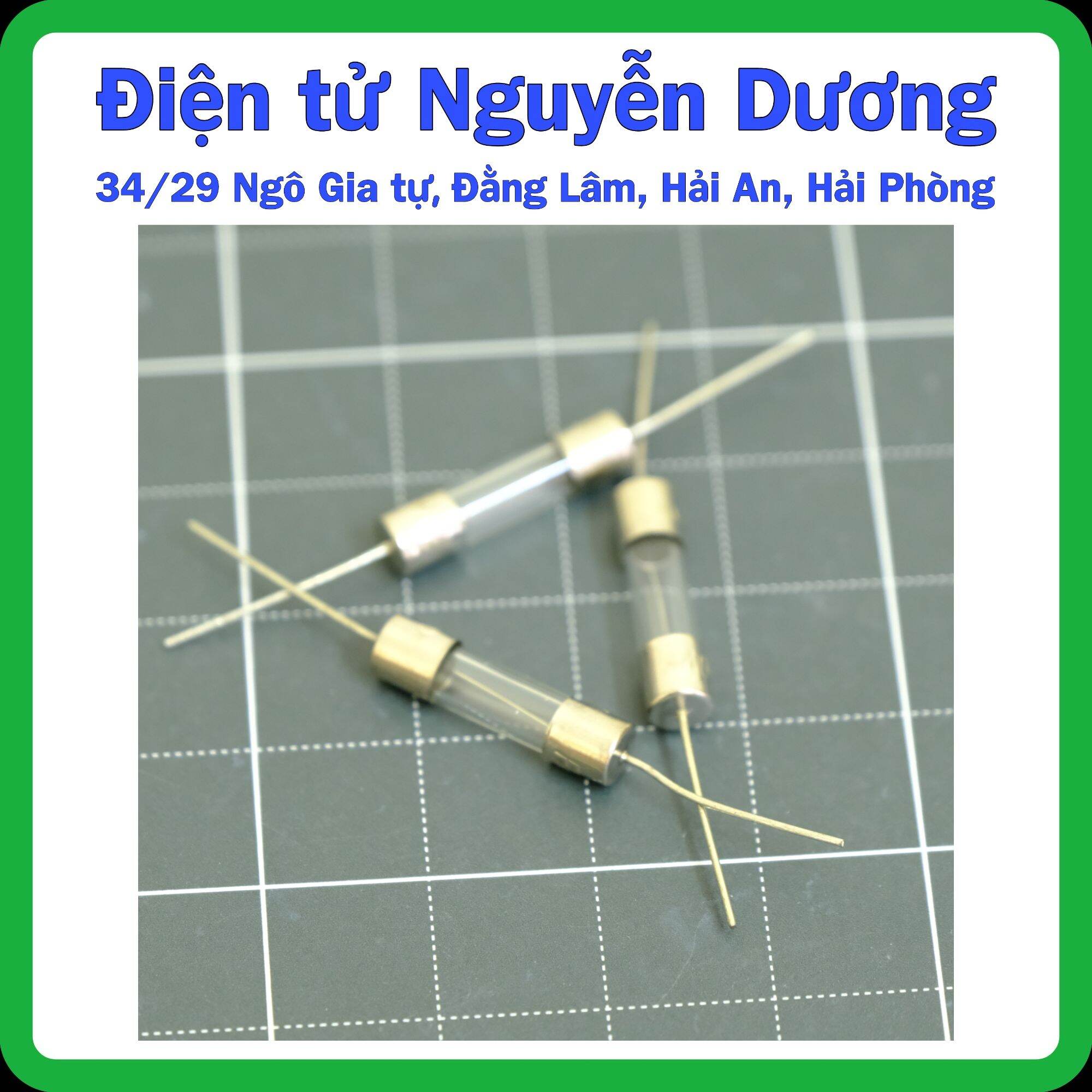 Cầu chì ống 5X20mm gắn dây