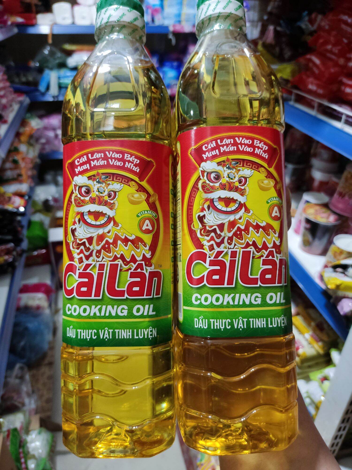 Dầu ăn cái lân chai 1 lít