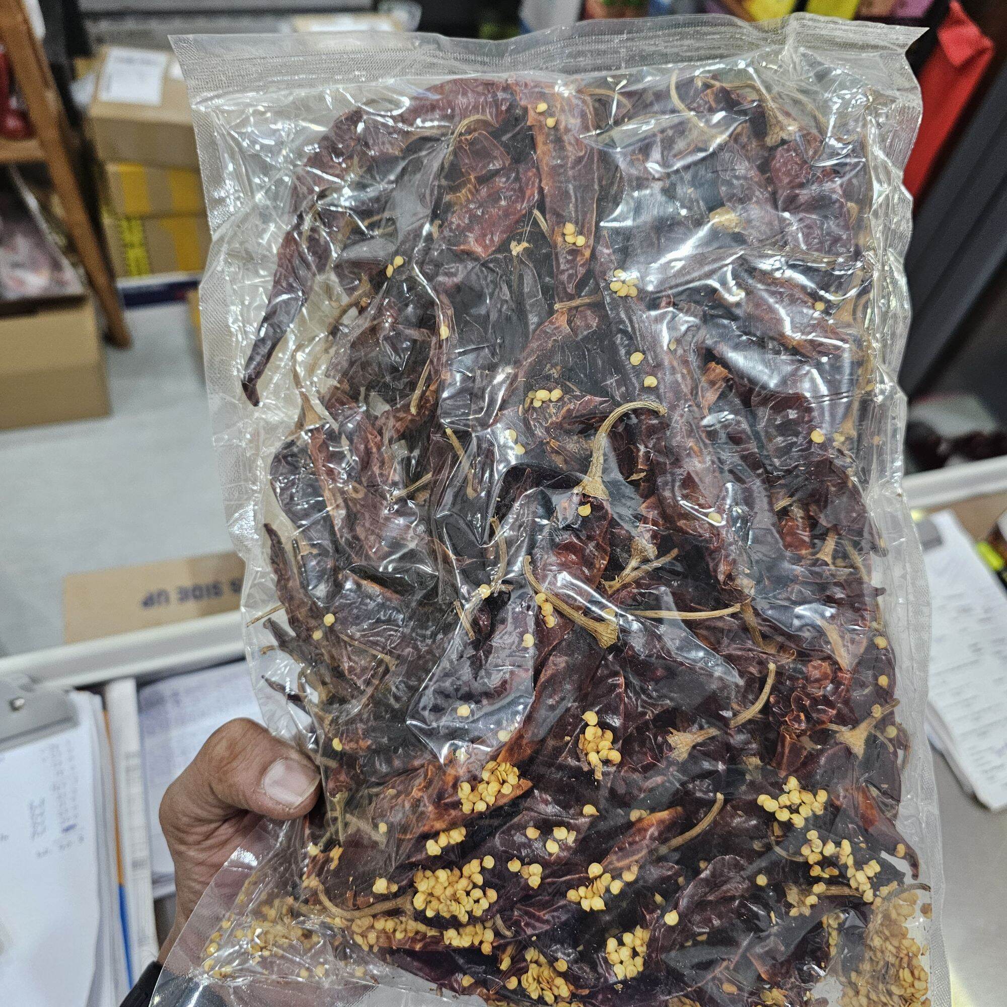 Red Chilli Whole - Ớt Sừng Khô Cay Ấn Độ 1kg