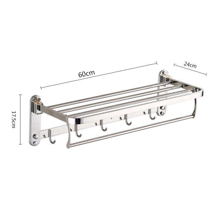 Giá treo khăn xếp inox 304( xả kho mùa dịch)