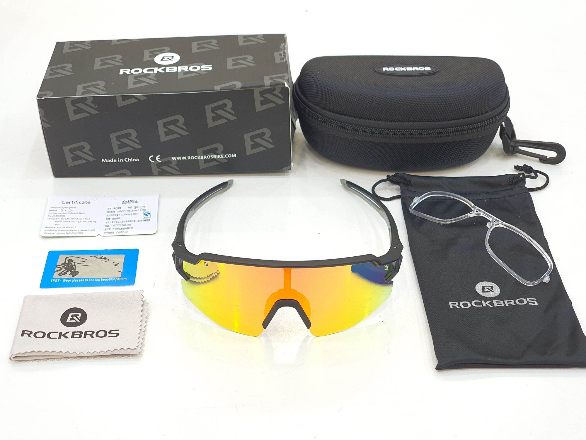 Kính thể thao RockBros tròng Polarized