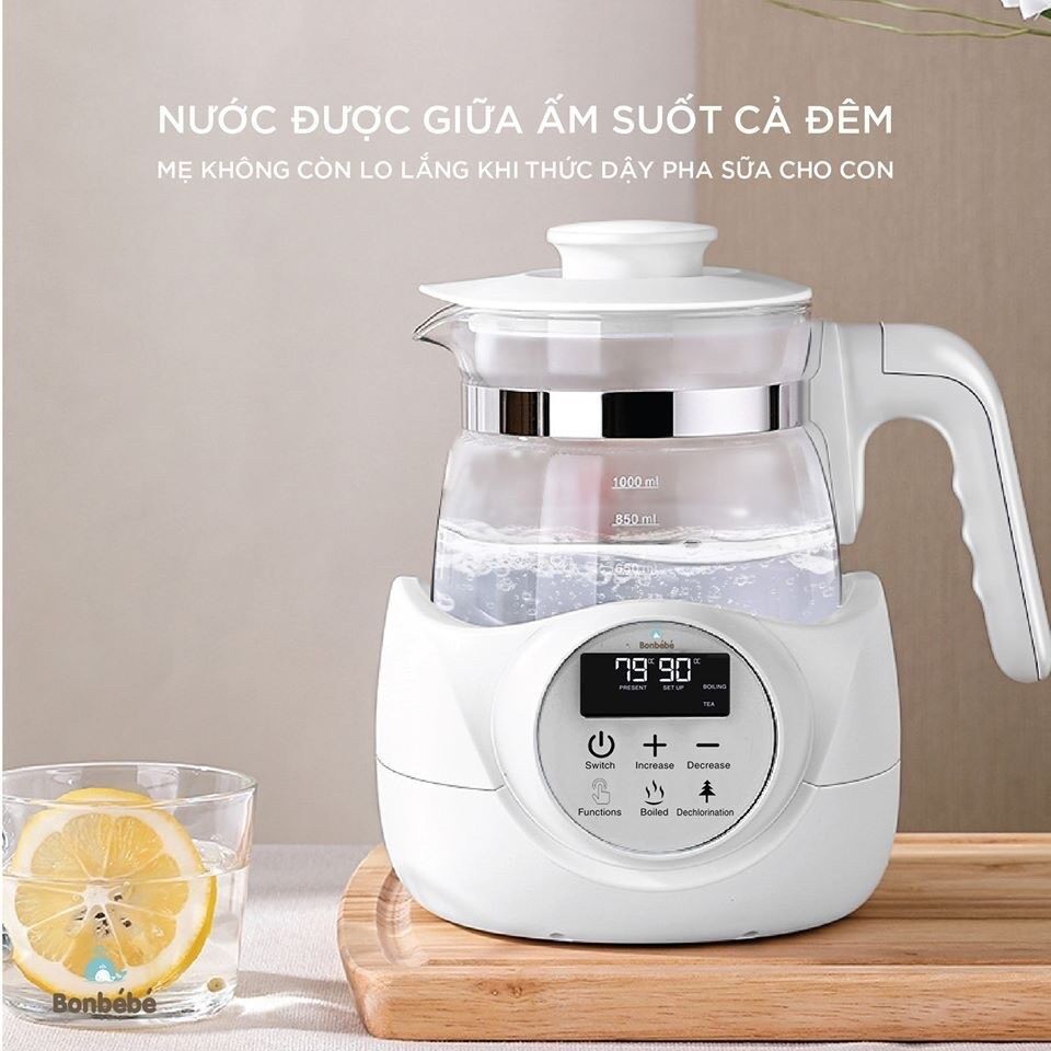 [Chính hãng] Bình đun nước giữ nhiệt_Bình đun nước pha sữa BONBÉBÉ BB-06