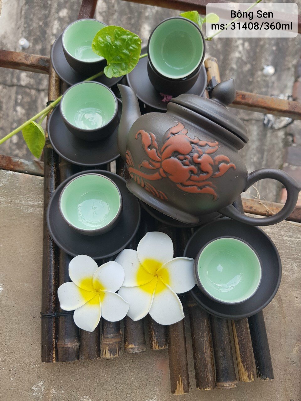 1 ấm trà ( không chén đĩa)