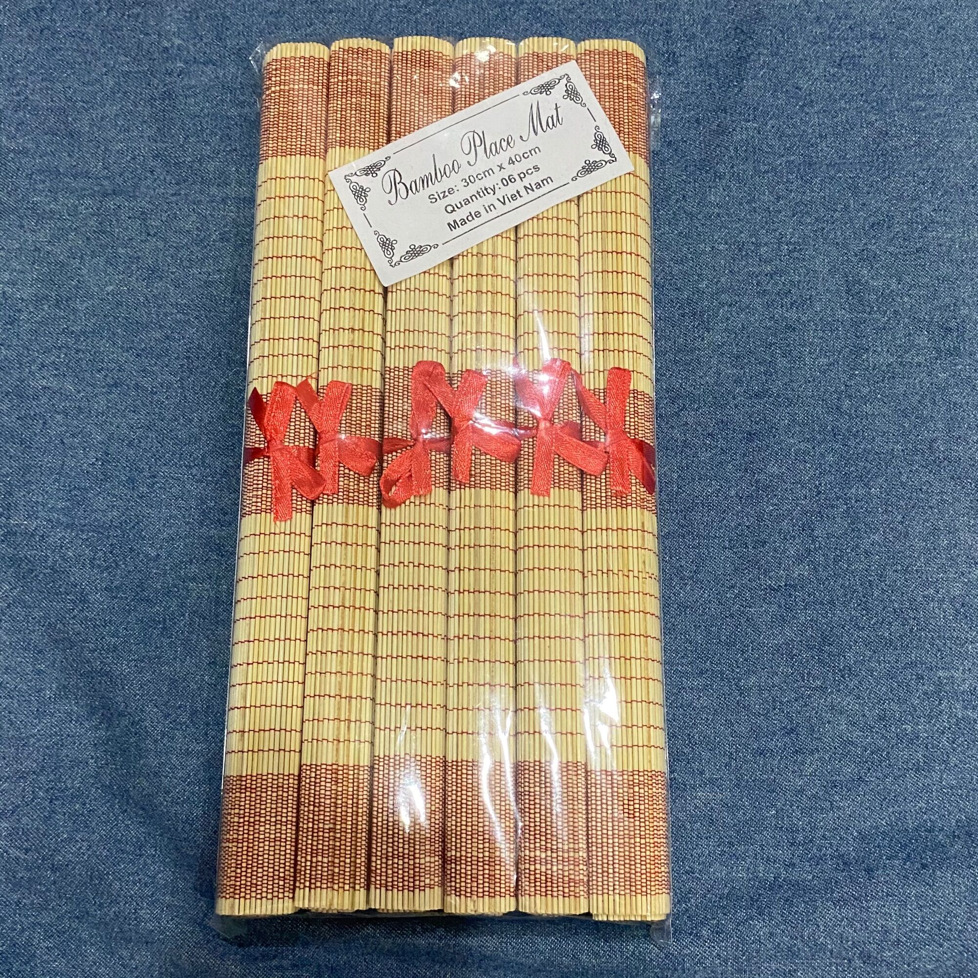 [HCM]Mành tre cuốn sushi trải bàn ăn (1 set 6 cái)