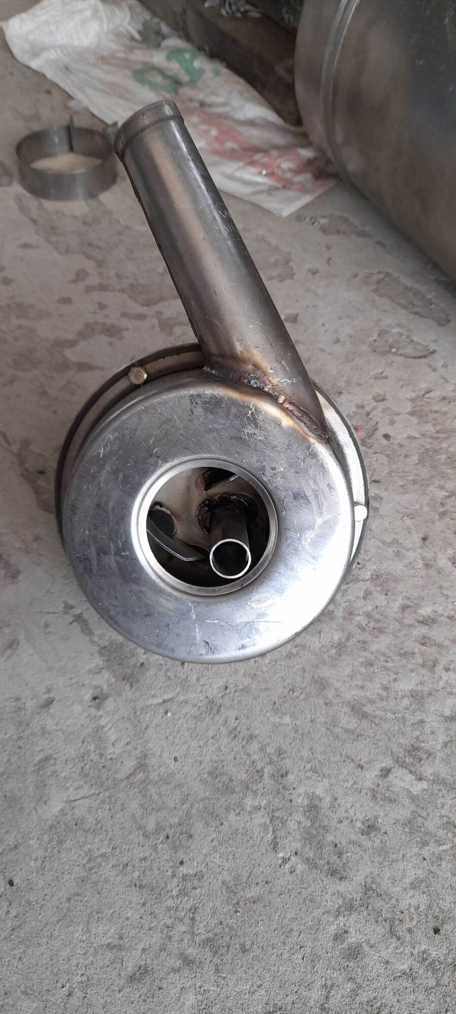 Bơm nước inox ống láp 34 ren 14 tưới cây trồng gắn láp đuôi tôm dùng cho máy xăng 5.5hp đến 7.5hp cốt ngây