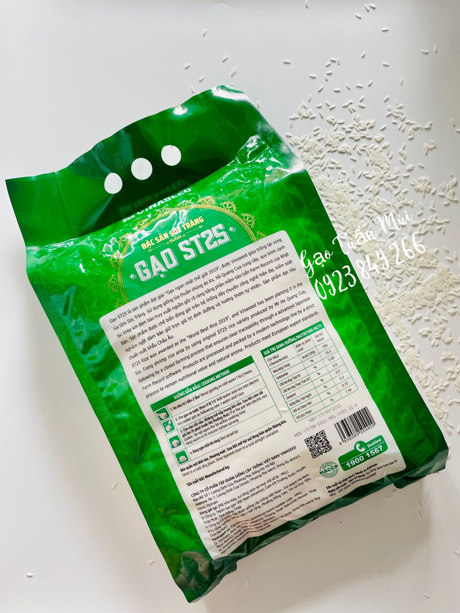 Gạo ST25 Thương Hiệu VINASEED