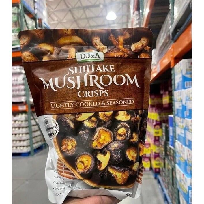 Nấm đông cô sấy giòn dj&a shiitake mushroom crisps 225gram
