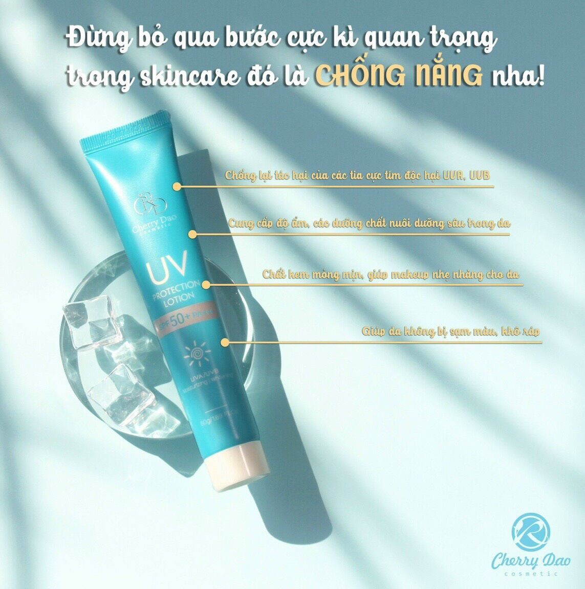 Kem chống nắng uv 50g - crd