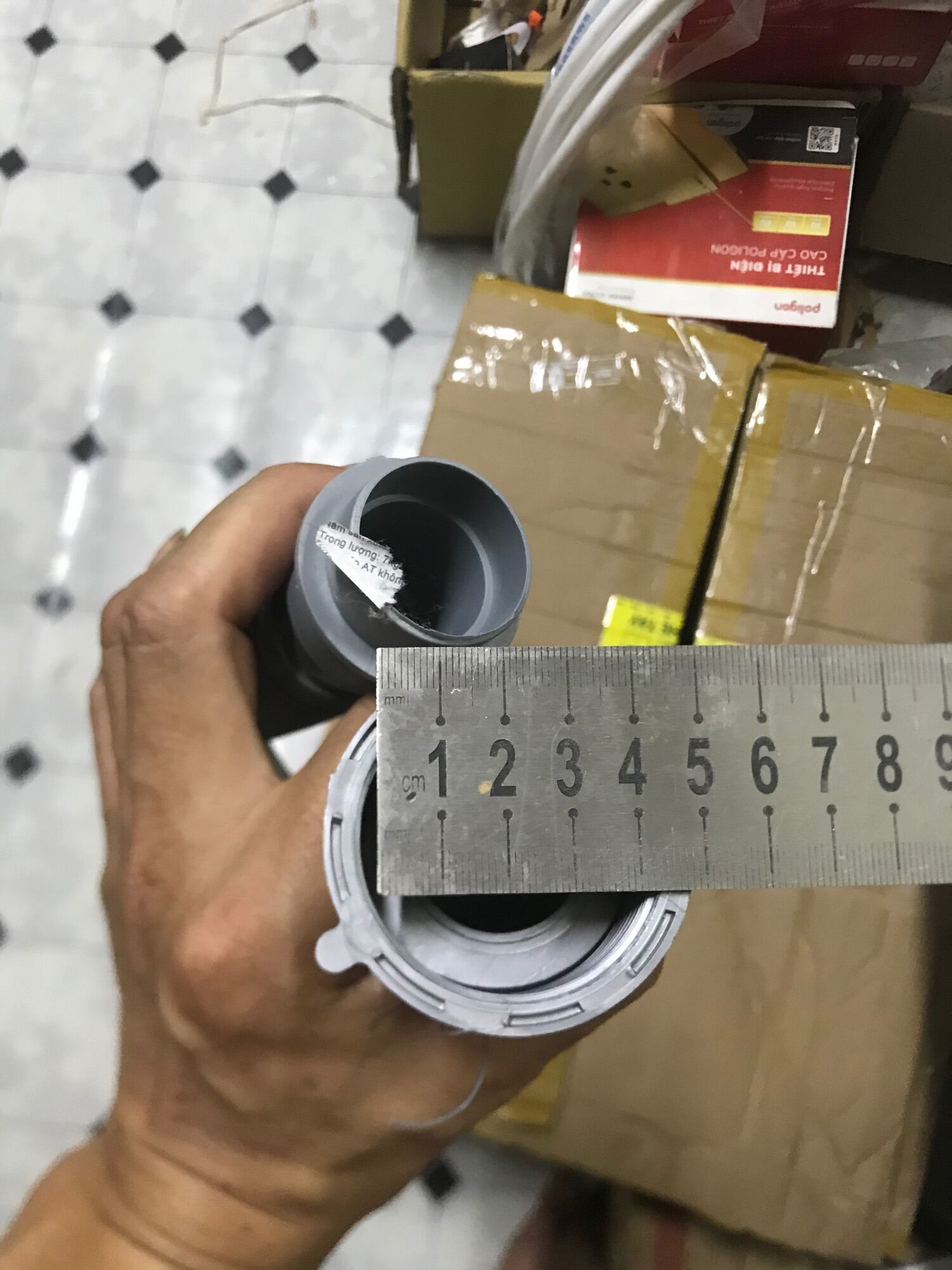 Dây thoát chậu rửa bát 1 đầu ren