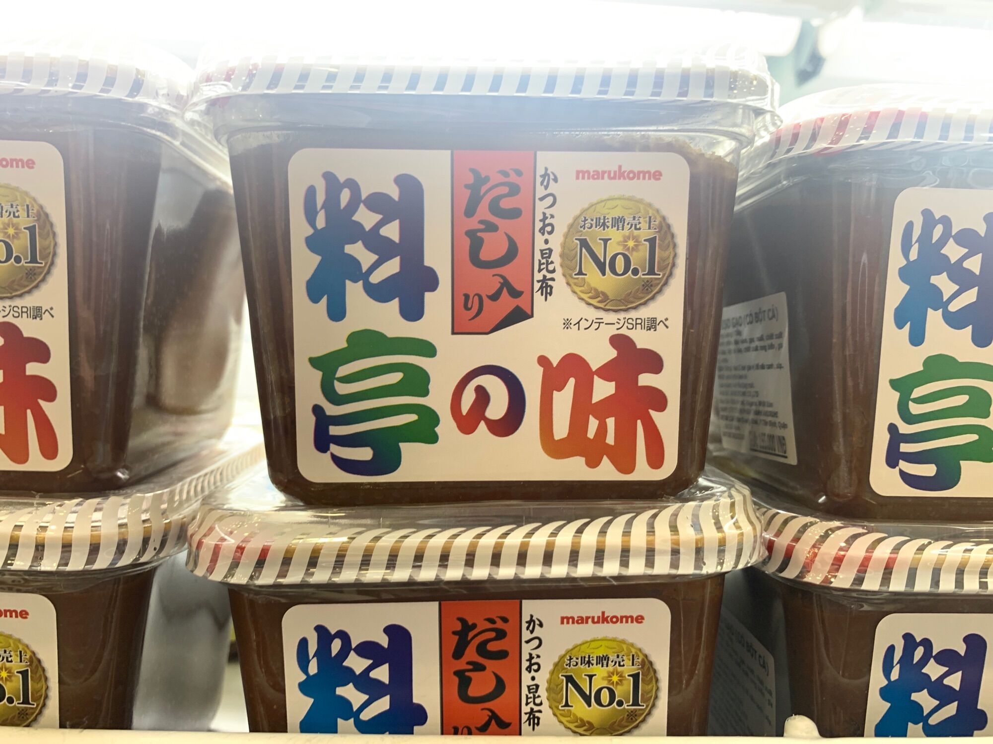 [Ichiban Market] Soybean Soup with Fish Powder Marukome Miso Marukome Ryoutei No Aji Dashi Iri Miso 750g