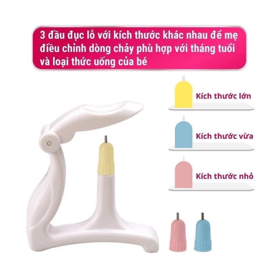 Dụng cụ đục lỗ núm ty Farlin dập lỗ núm ti bình sữa