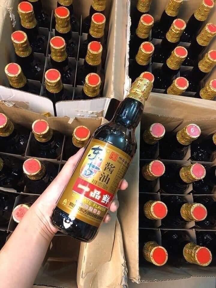 1 chai xì dầu càng cua nội địa trung