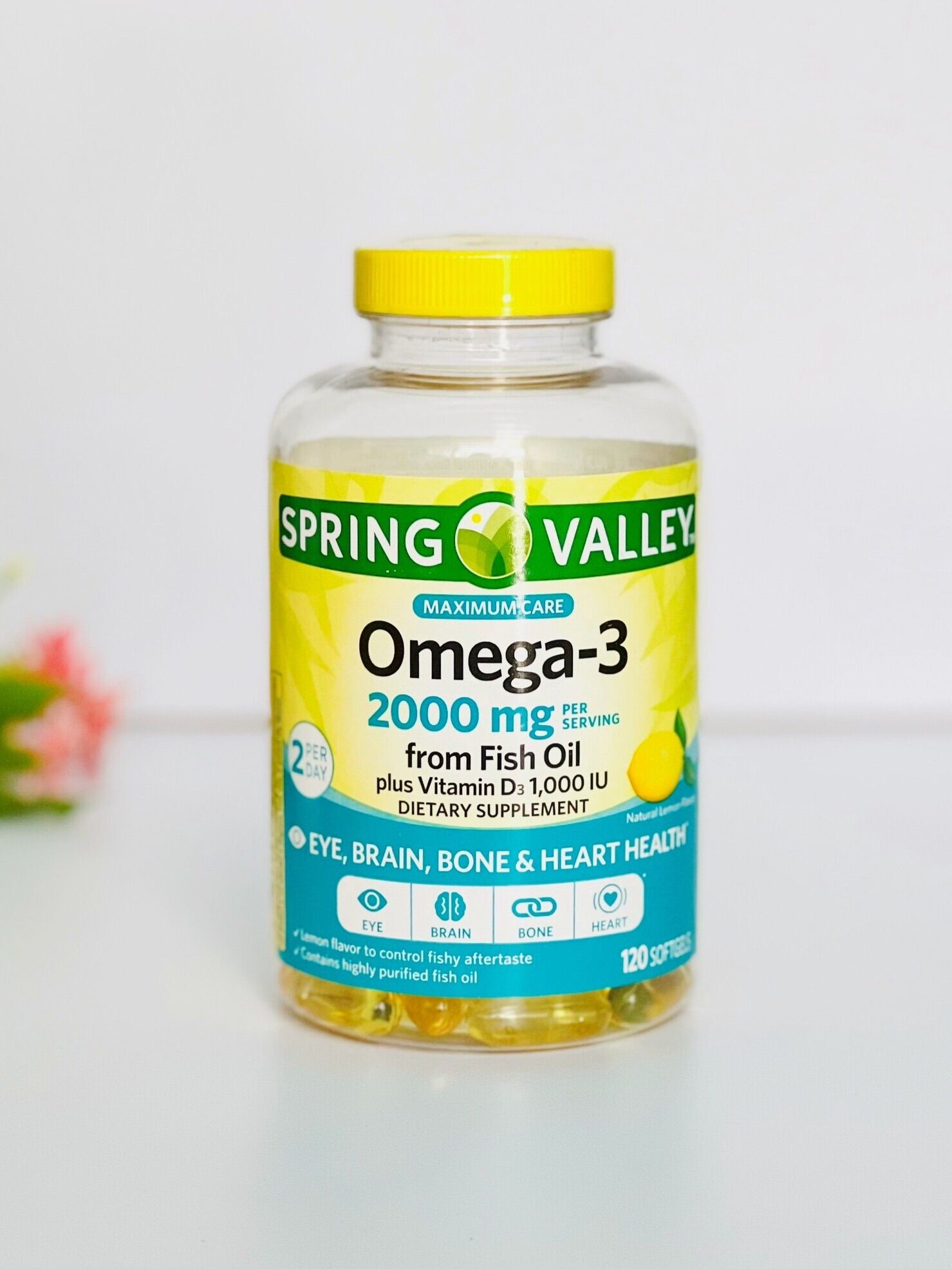 Dầu Cá - Spring Valley Omega3 2000mg 120 viên.