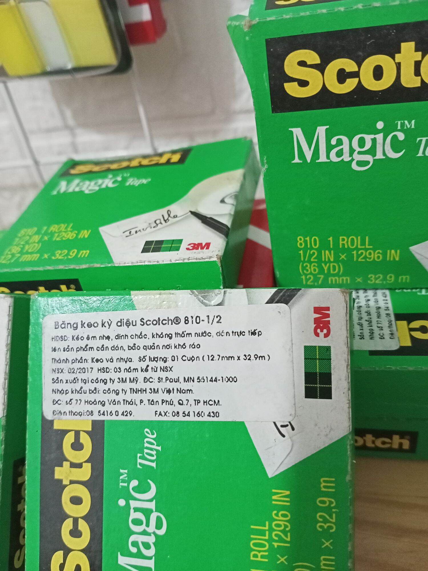 Băng keo hai mặt (3M siêu dính) hàng Scotch Nhật