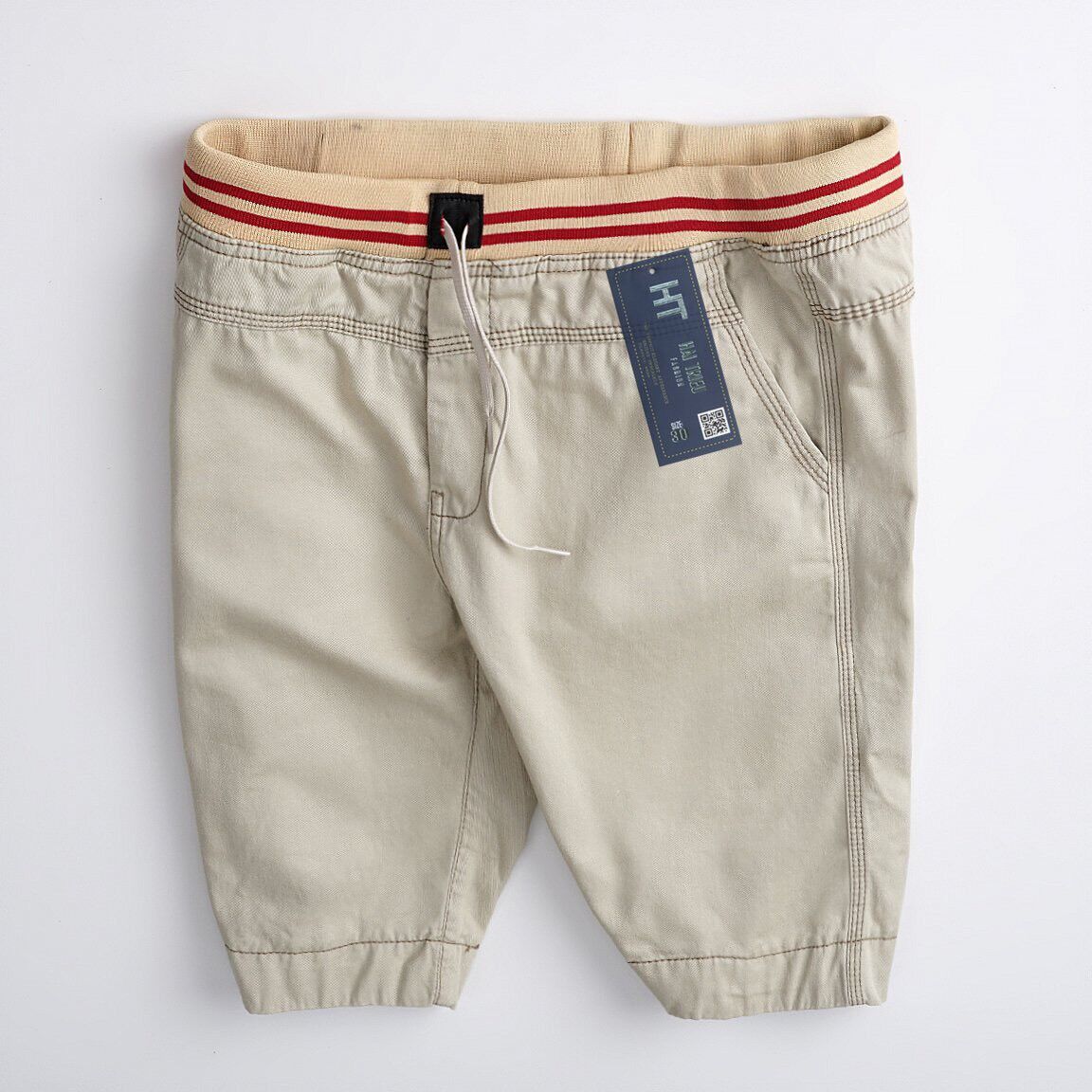 combo 2quần short kaki lưng thun 99k ht0123