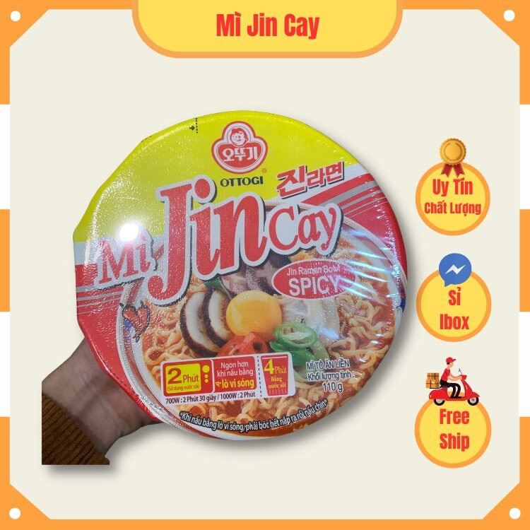 Mì Jin cay Hộp/Tô Hàn Quốc 110g
