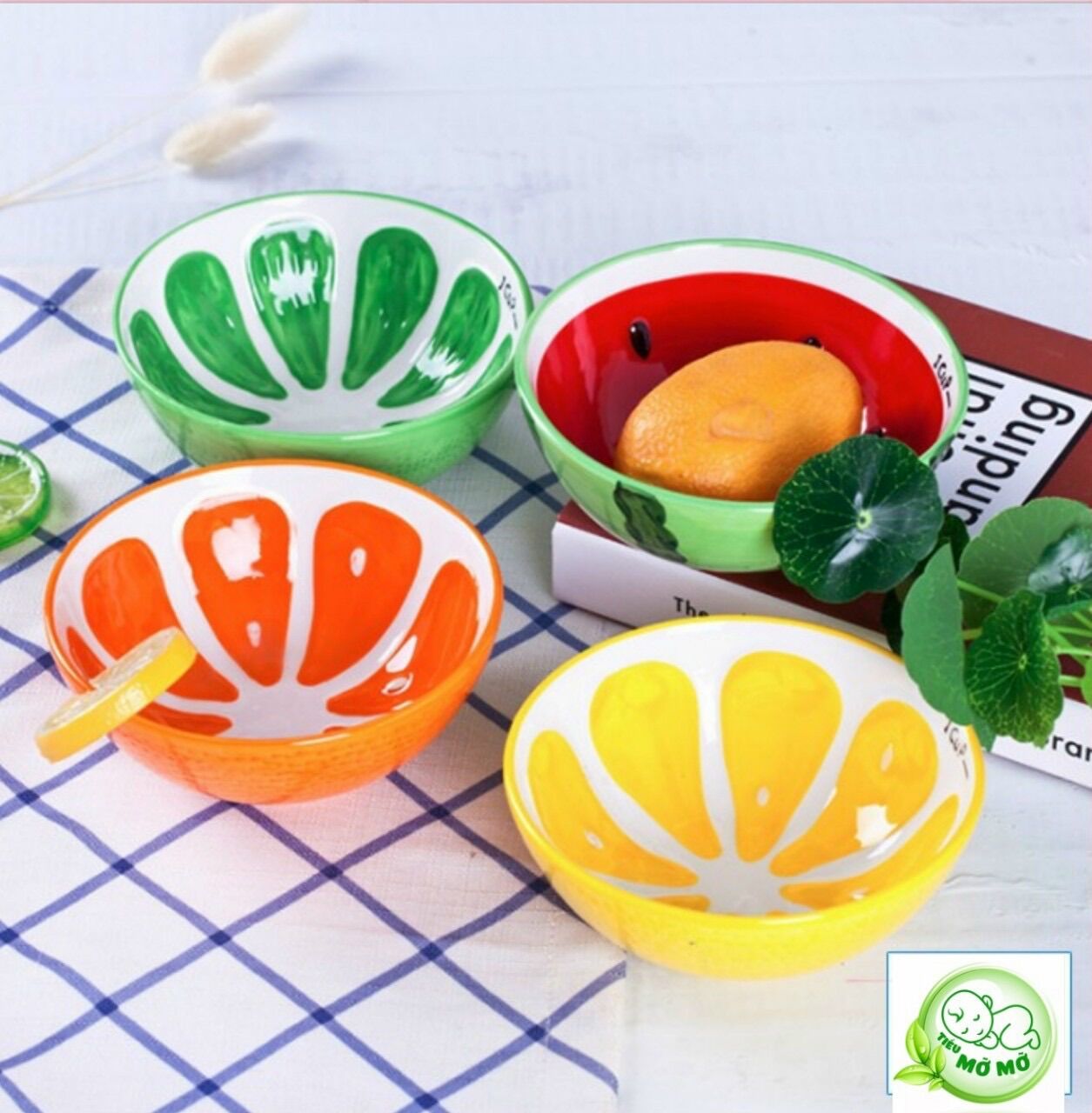 Bát ăn dặm cho bé Gốm sứ cao cấp hình củ quả