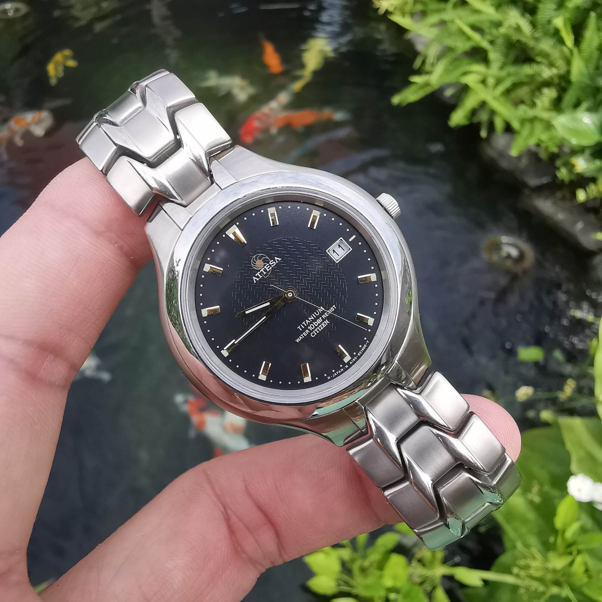 Đồng hồ si nhật nam 💫 💞 citizen - eco-drive - titanium - sapphire - 10 bar 💞💫 n.41