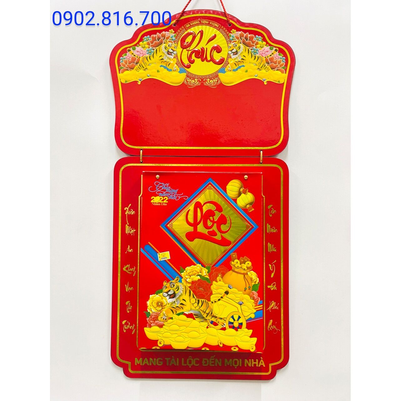 Bộ lịch nhâm dần 2022 bloc siêu đại khổ lịch 20cm x 30cm chủ đề phong cảnh