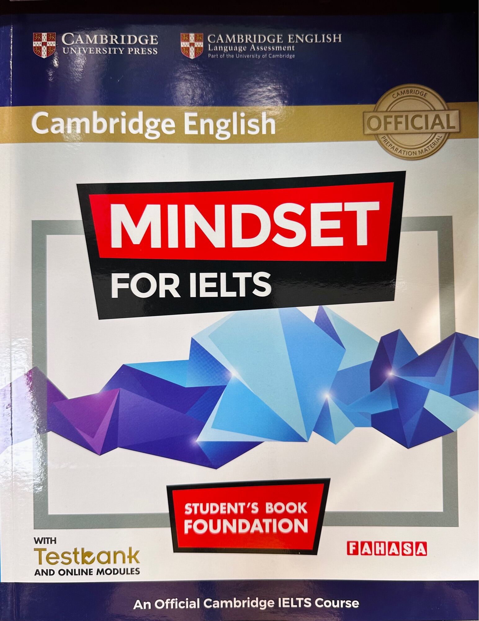 Cambridge - Mindset for Ielts Foundation code for testbank online