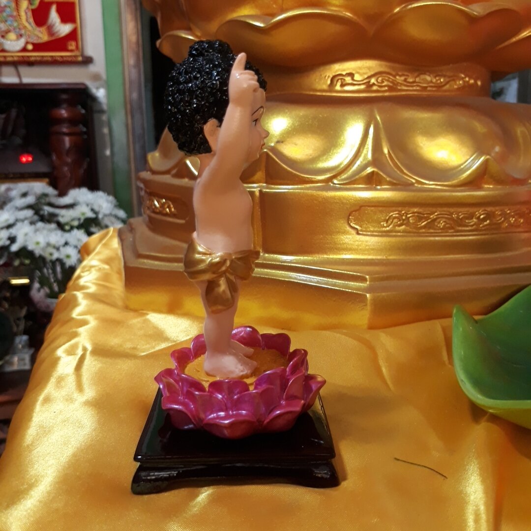 Tượng  phật  đản  sanh nhí  15 cm